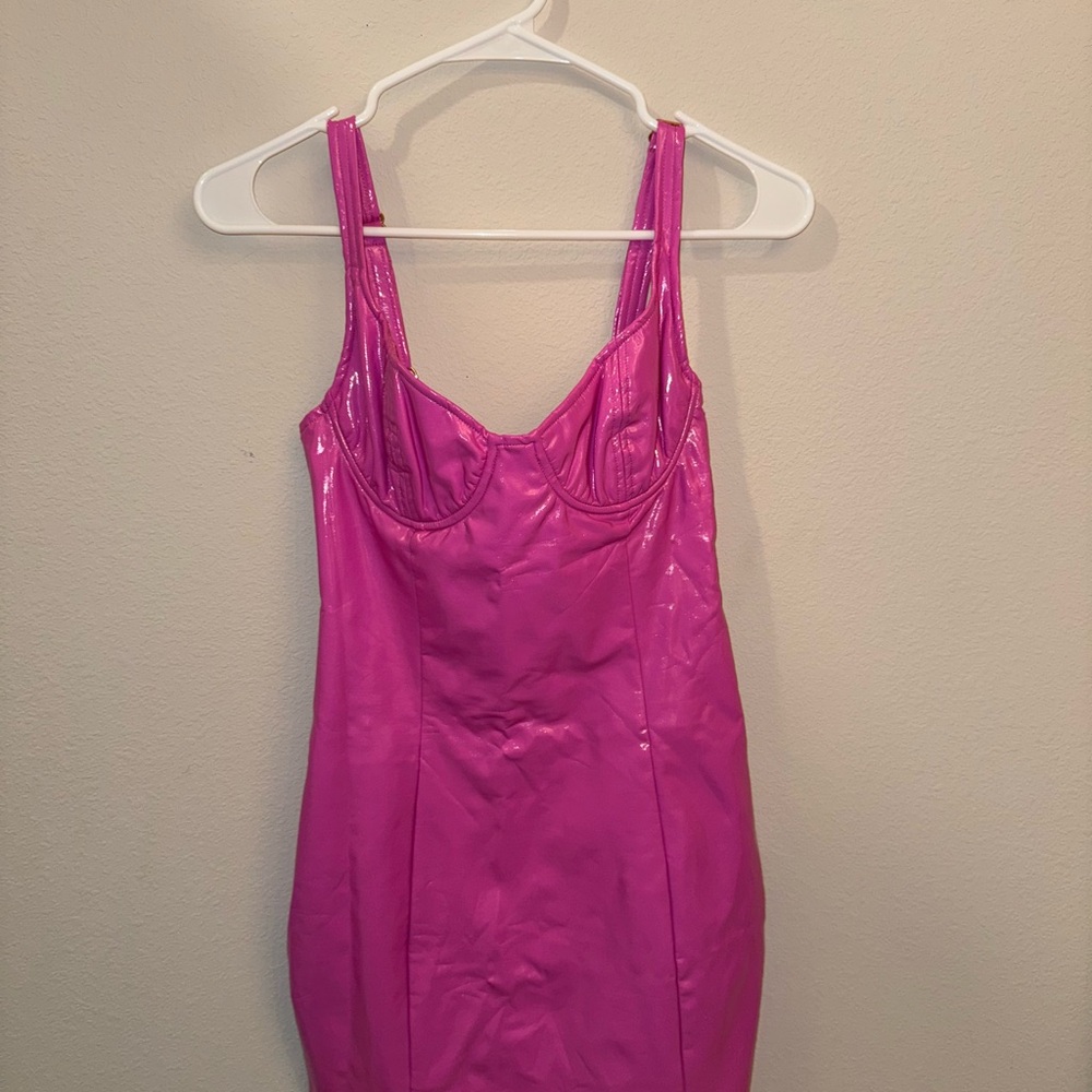 Vinyl Pink Dress BabyBoo
